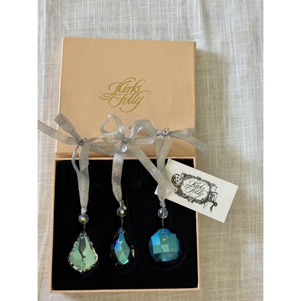 Kirks Folly Fairy Shimmer Diamond Dream Crystals Ornaments Iridescent Rainbow